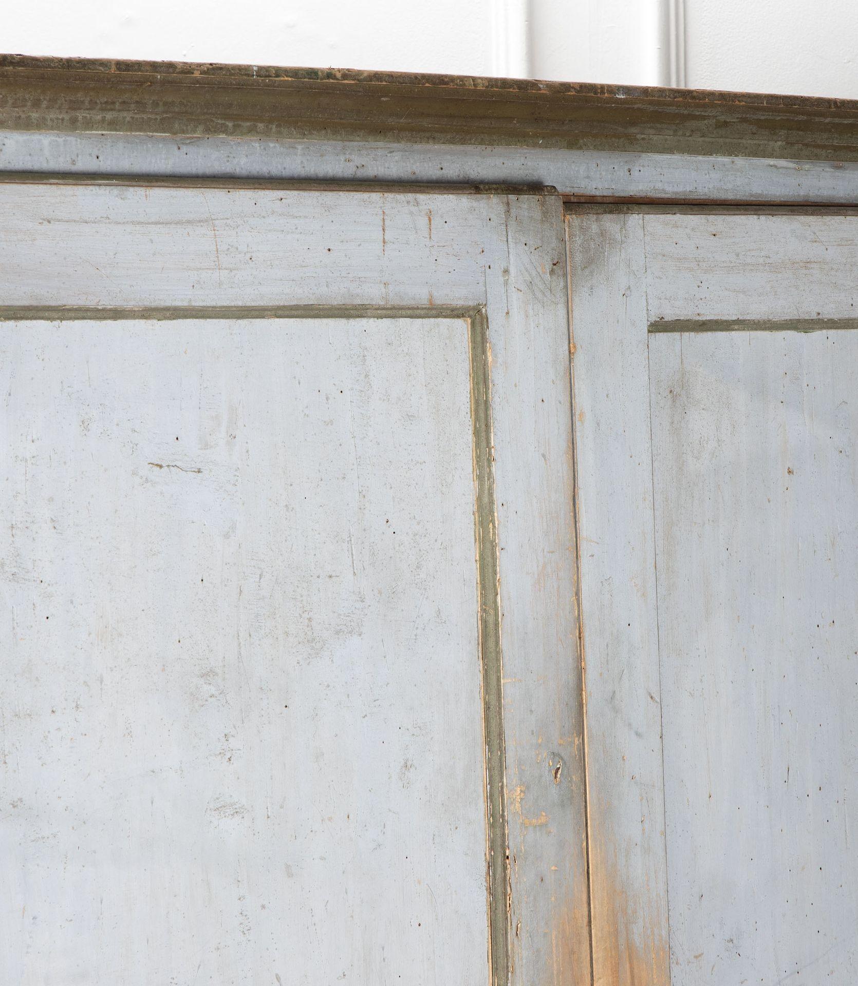 Large 19th Century Tuscan Cupboard in Original Paint For Sale 2