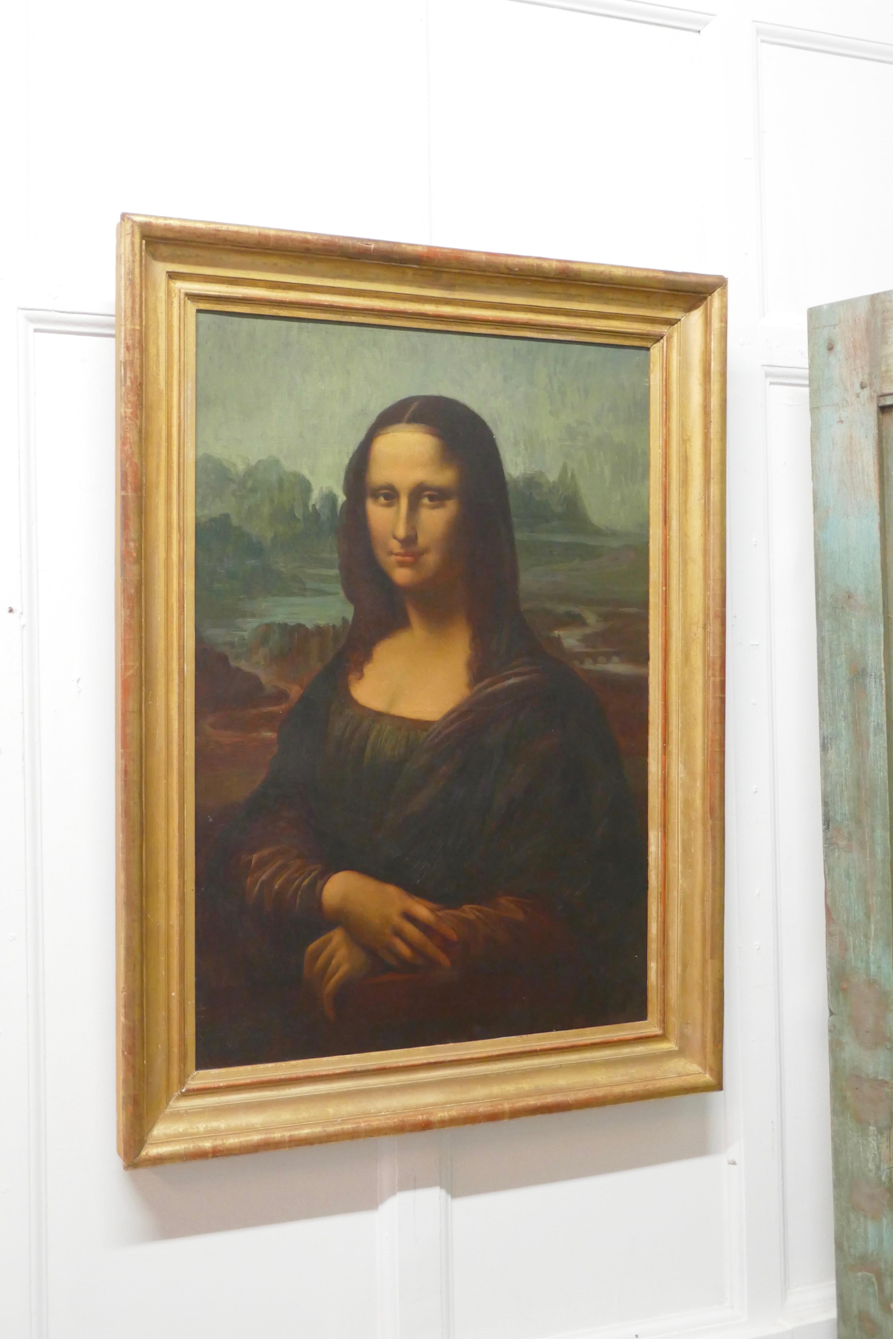 Large 19th Century Unsigned French Oil Painting, Study of an Italian Lady For Sale 7