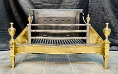 Large 19th Century Victorian Fire Grate Basket.