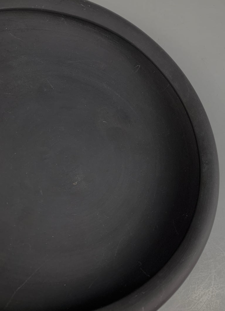 Large 19th Century Wedgwood Black Basalt Bowl For Sale at 1stDibs