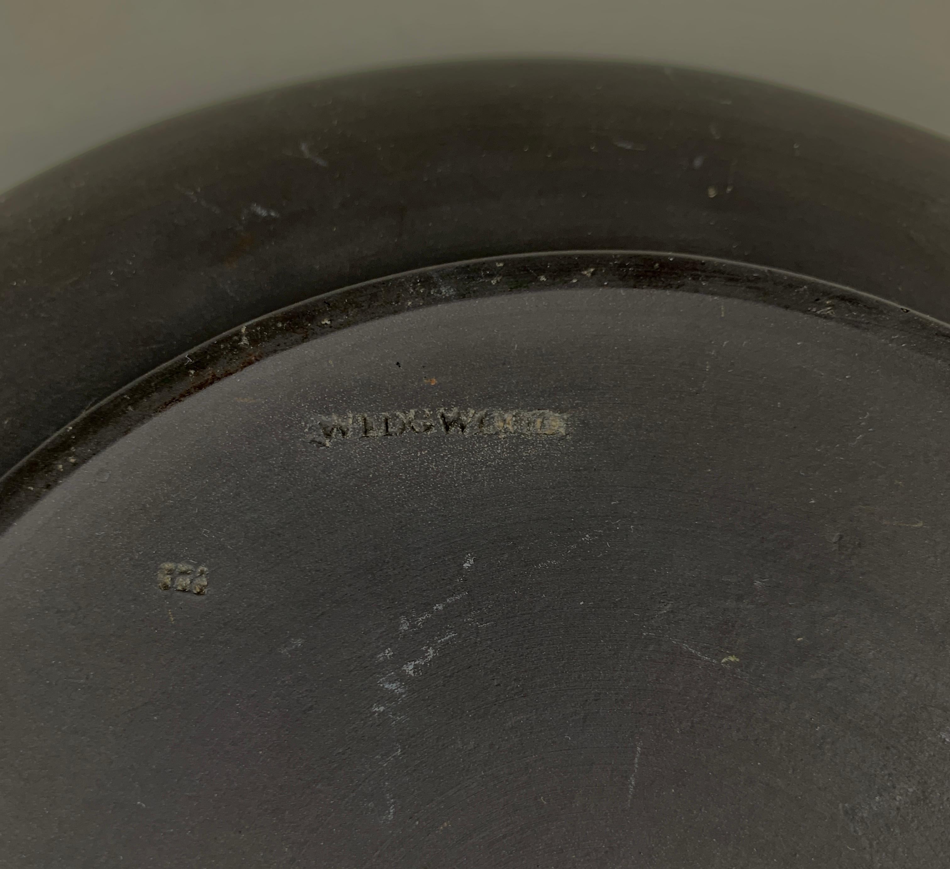 Stoneware Large 19th Century Wedgwood Black Basalt Bowl