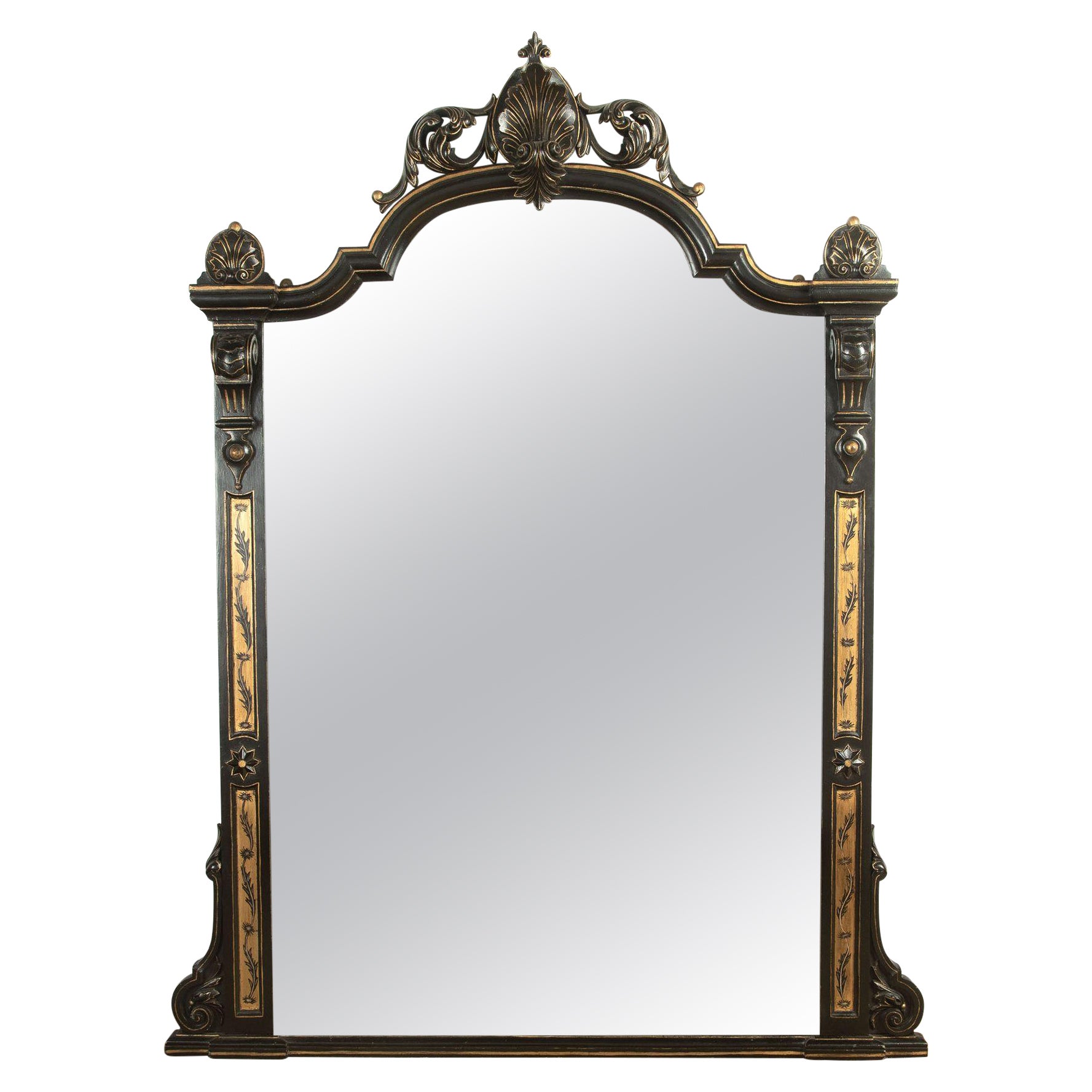 Large 19th Century William IV Overmantle Mirror