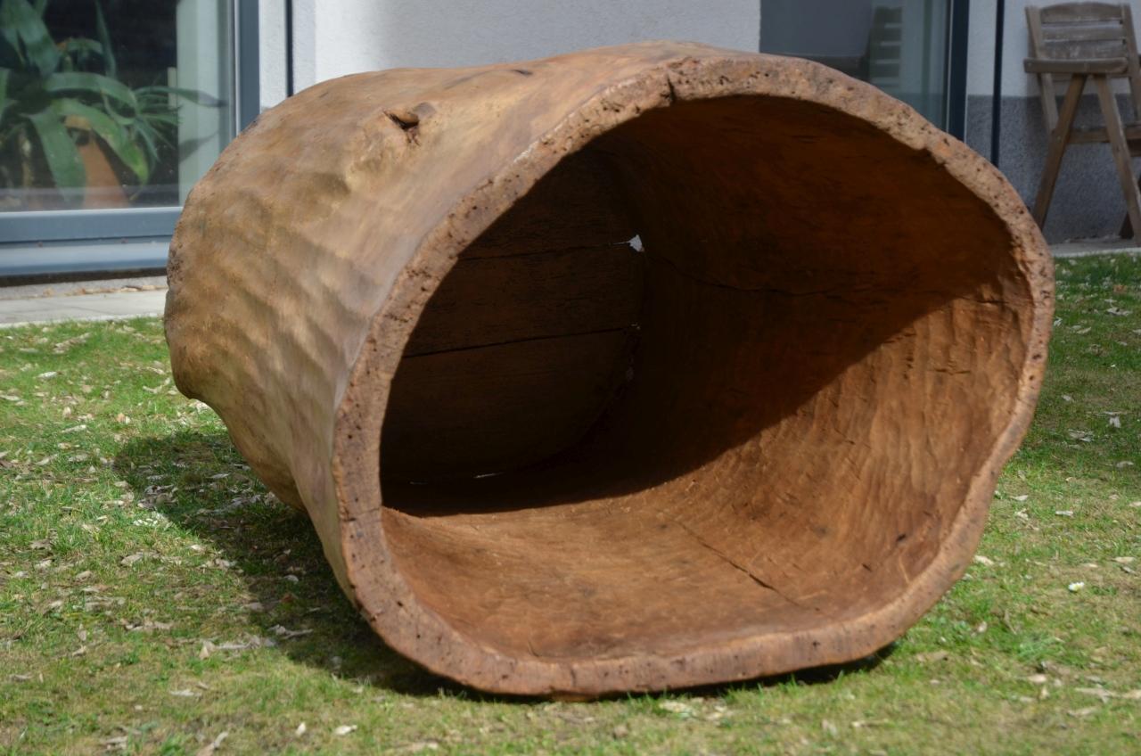 Große 19. Jahrhundert Wood Storage Vessel im Angebot 4