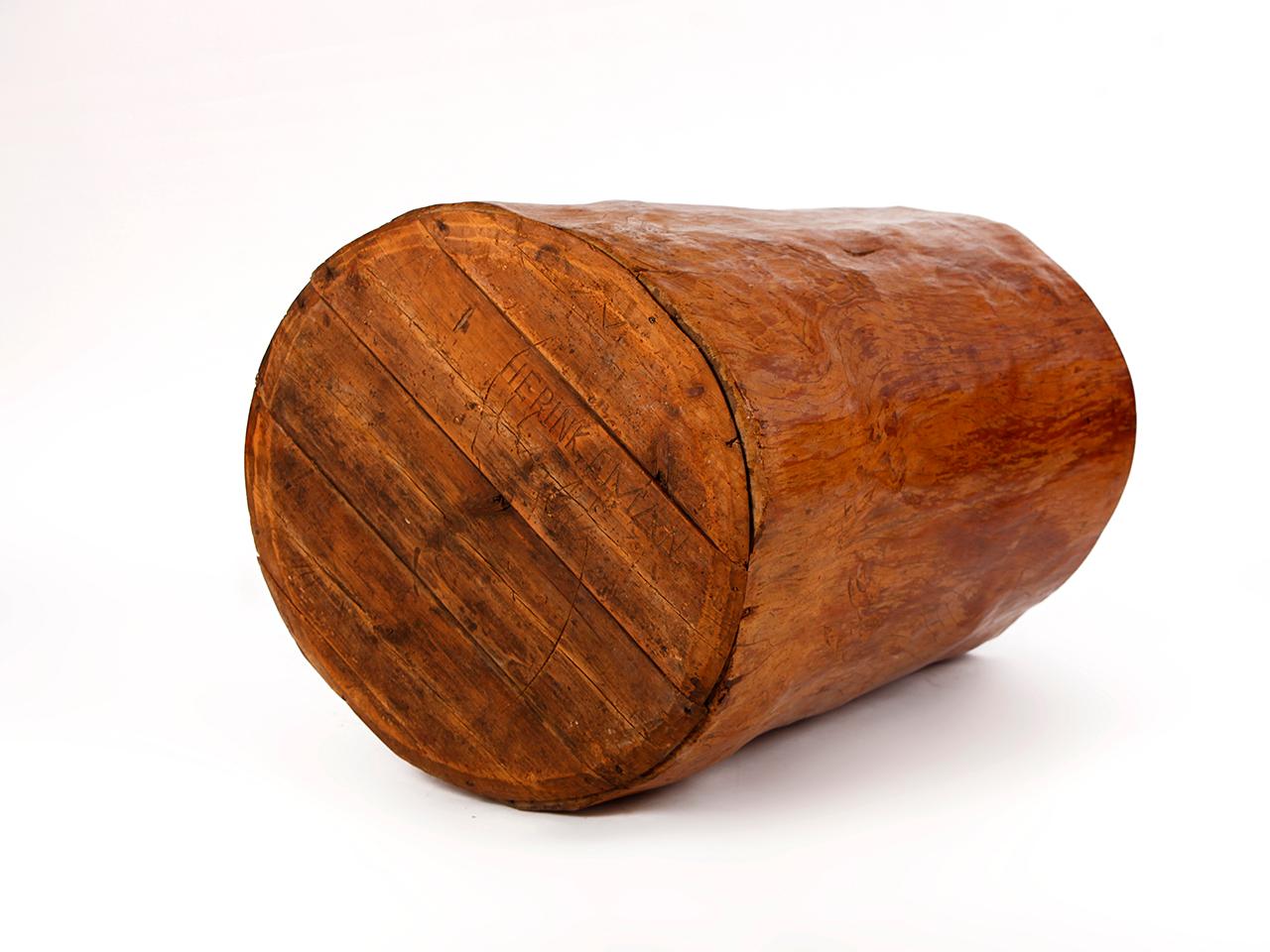 Large 19th Century Wood Storage Vessel For Sale 8