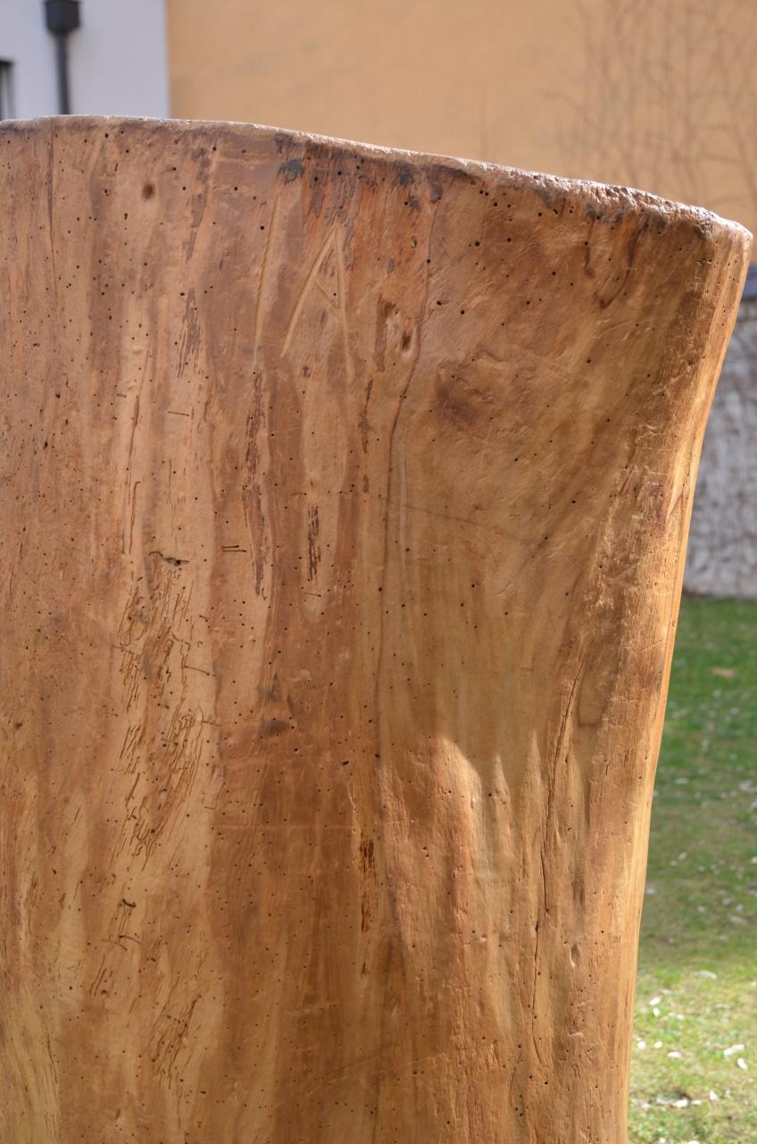Große 19. Jahrhundert Wood Storage Vessel (Ahornholz) im Angebot