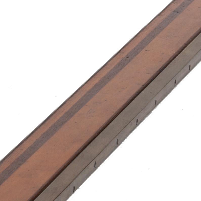 Late Victorian Large 19th Century Wooden Architect's Ruler from Late 19th Century England
