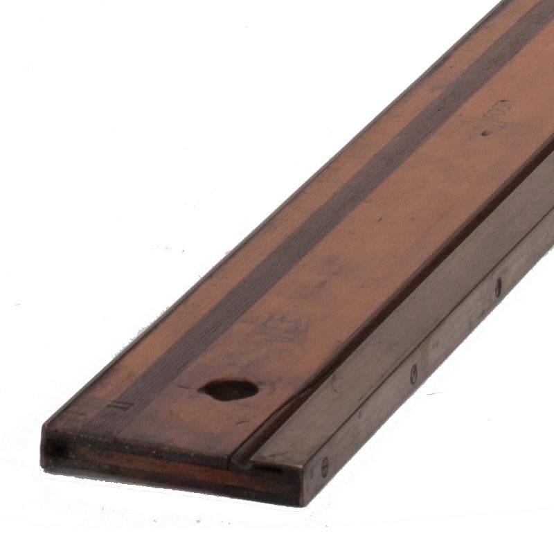 English Large 19th Century Wooden Architect's Ruler from Late 19th Century England