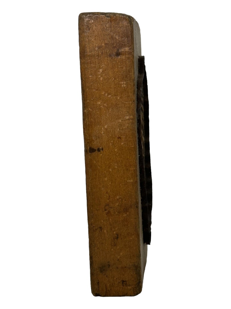 Large 19th Century Wooden Gingerbread Cookie Speculaas Springerle Mold