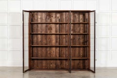 Large 19thC English Mahogany Glazed Display Cabinet