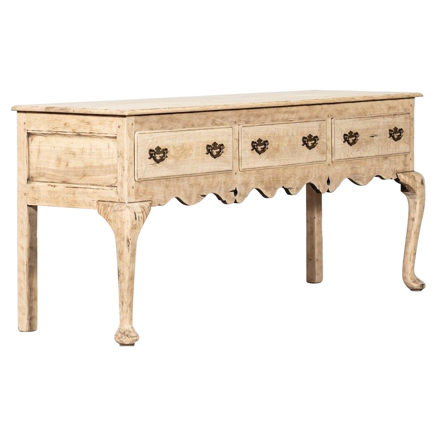 Grande base de commode en Oak anglais du 19ème siècle en vente