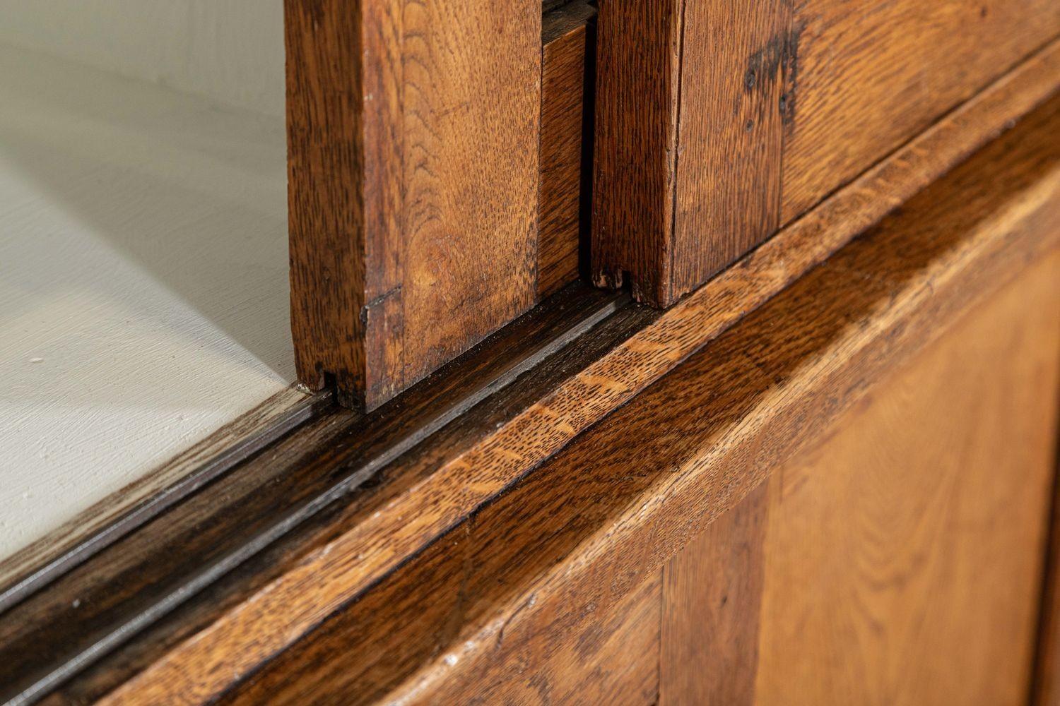 Grande mobile dispensa del XIX secolo in Oak Oak smaltato in vendita 11