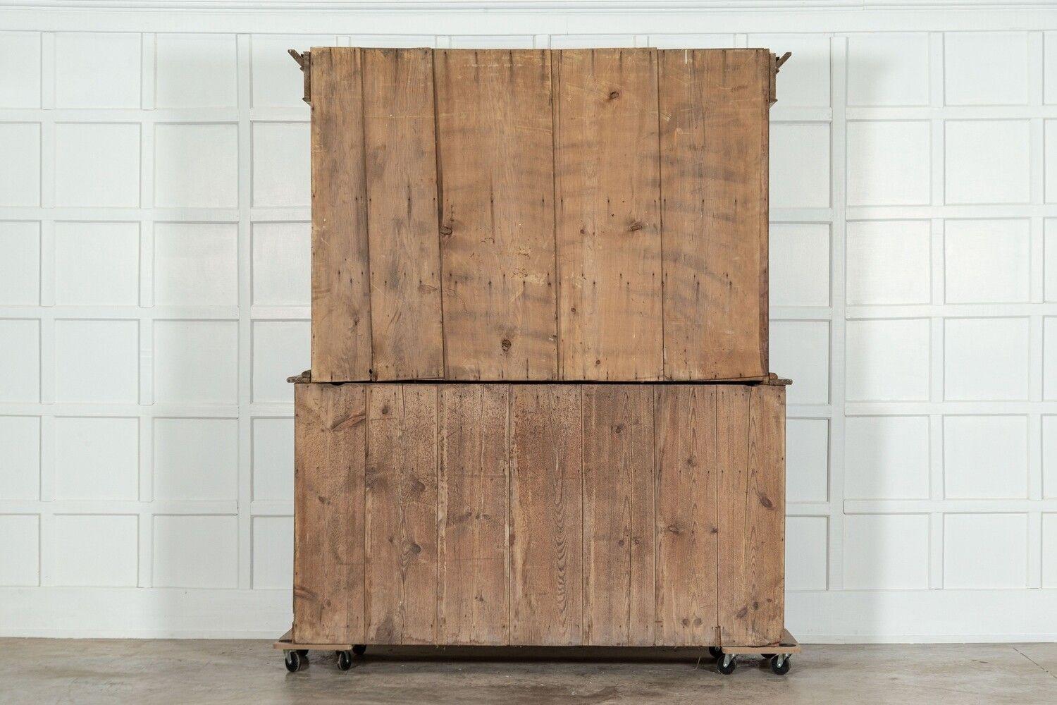 Large 19thC English Pine Dresser For Sale 9