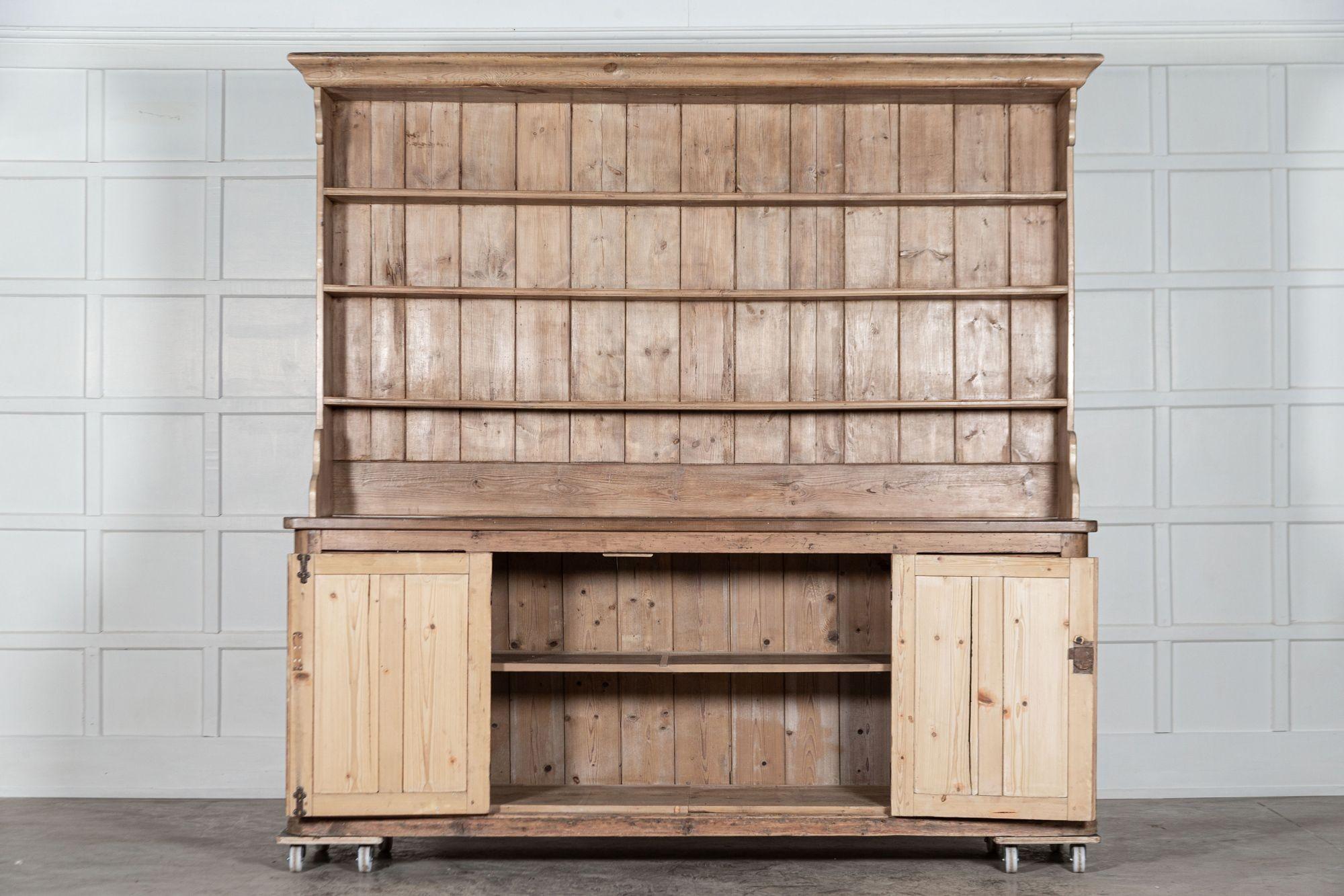 circa 1890
Large 19th century English pine dresser
sku 1391
 
We can also customise existing pieces to suit your scheme/requirements. We have our own workshop, restorers and finishers. From adapting to finishing pieces including, stripping,