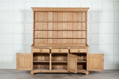 Large 19thC English Pine Dresser