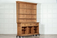 Large 19thC English Pine Dresser
