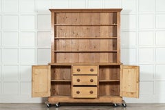 Large 19thC English Pine Dresser