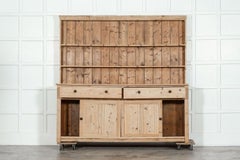 Large 19thC English Pine Dresser