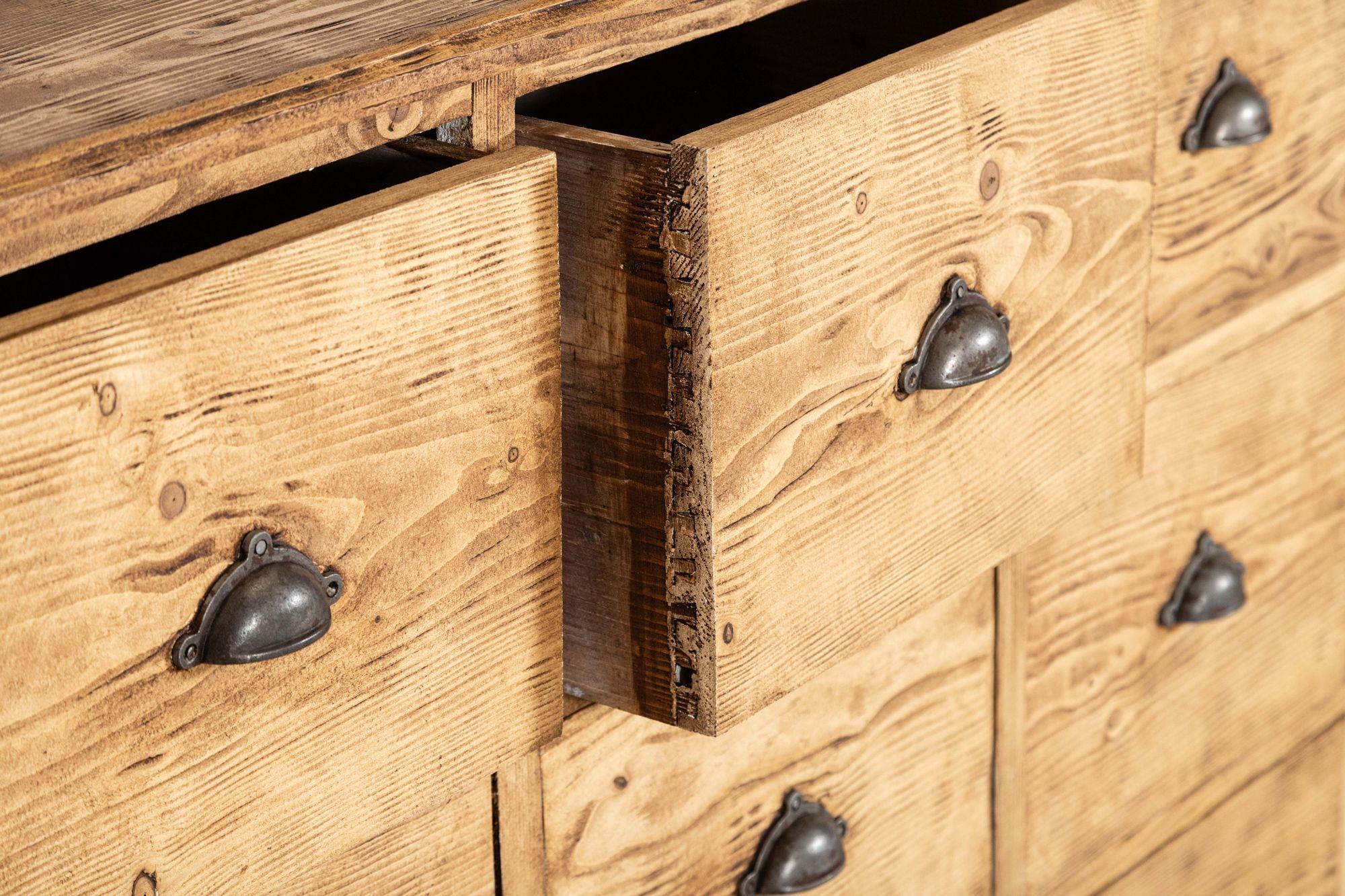 Large 19thC English Pine Haberdashery Drawers For Sale 5
