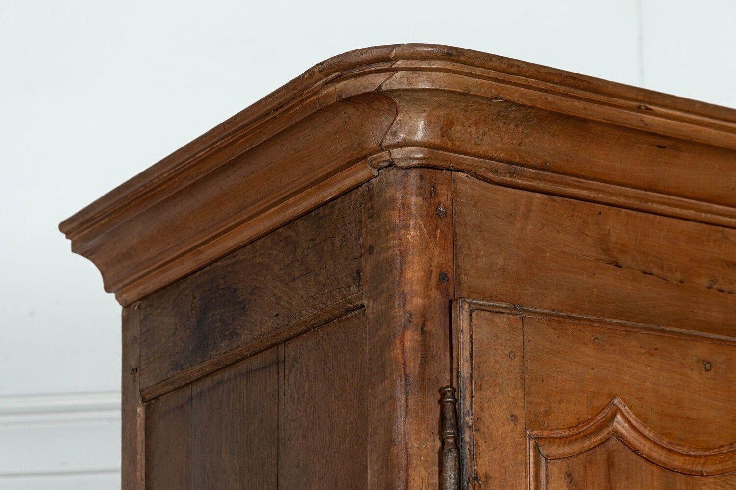Large 19thC French Fruitwood Armoire For Sale 5