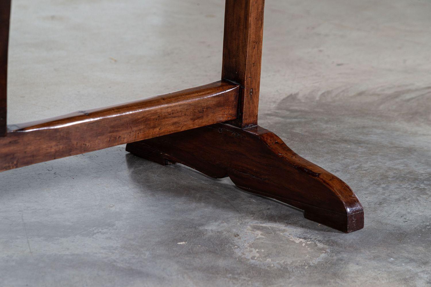 Large 19thC French Fruitwood Oval Vendange Dining Table 2