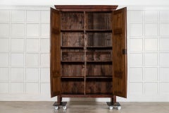 Large 19thC French Monastery Pine Cabinet