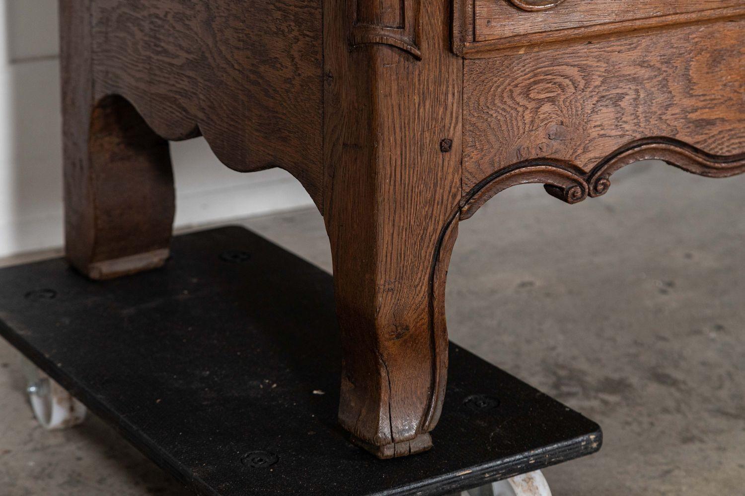 Large 19thC French Oak Armoire For Sale 9
