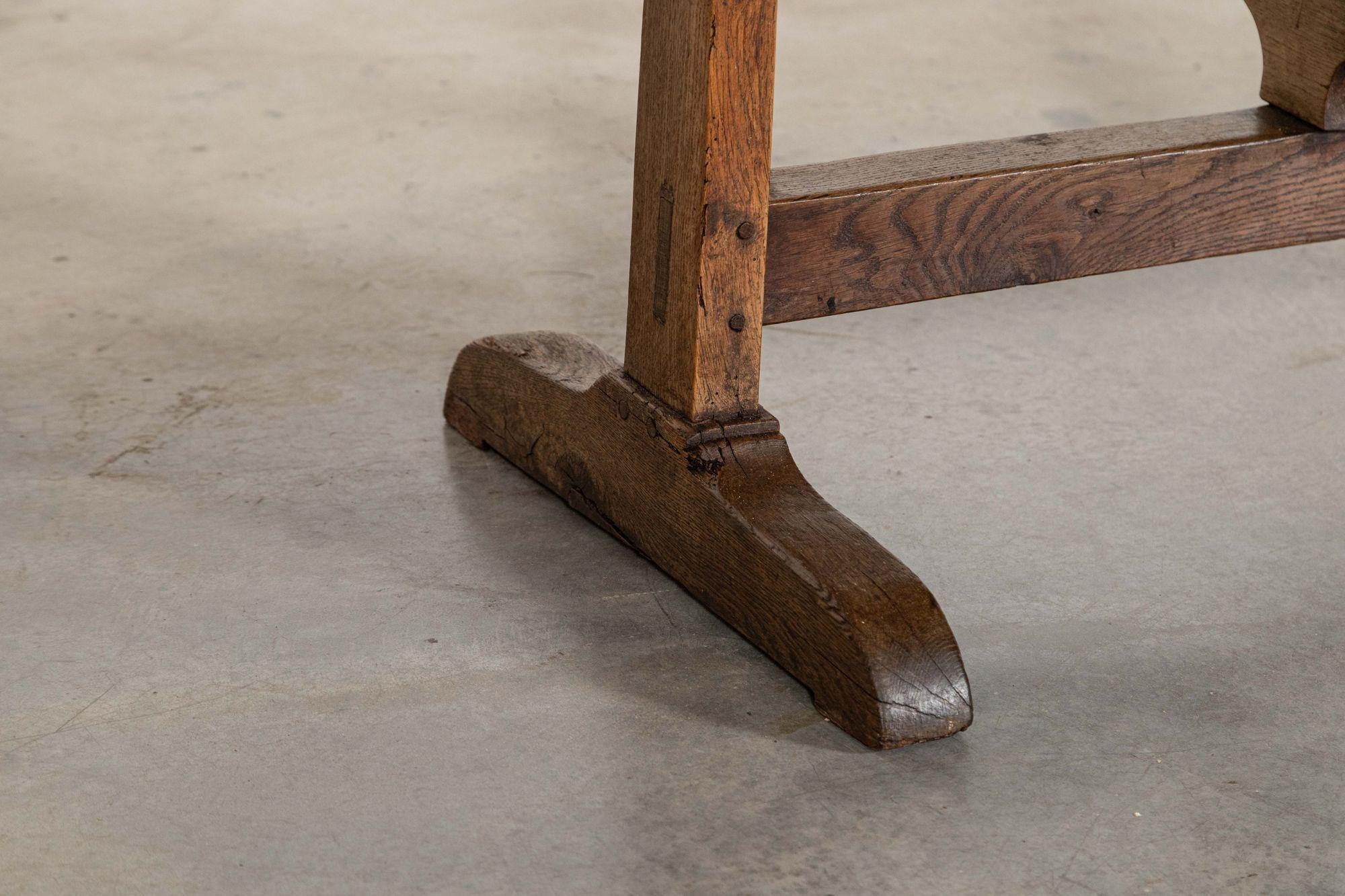 Grande tavolo Vendange in Oak francese del XIX secolo in vendita 2