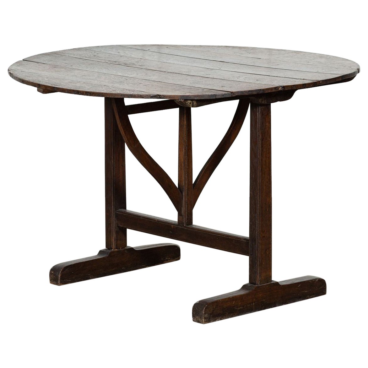 Large 19thC French Oak Vendange Wine Table