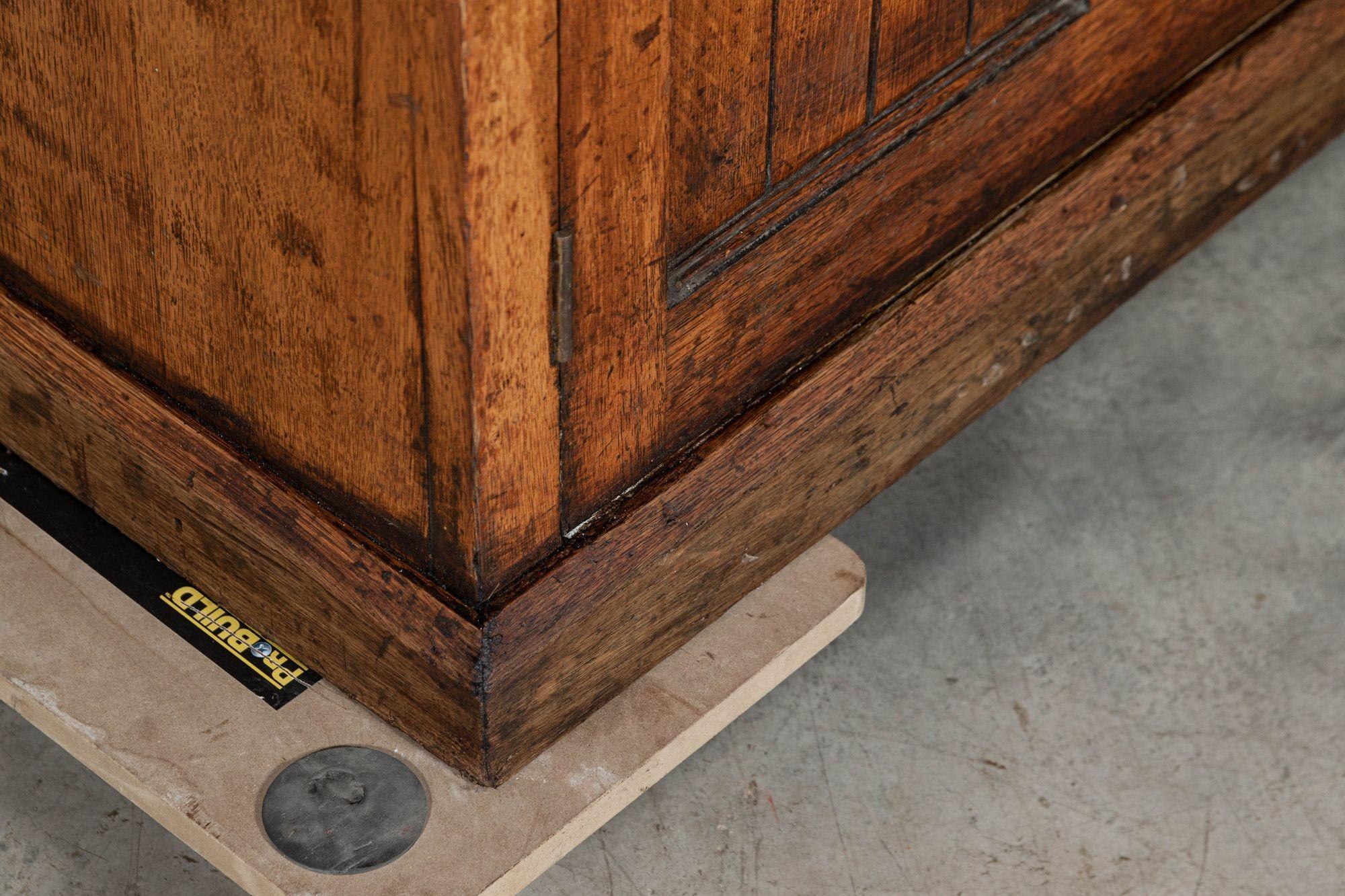Grande cassettone libreria in Oak smaltato del XIX secolo in vendita 10