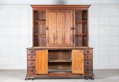 Large 19th C Pine Housekeepers Cupboard