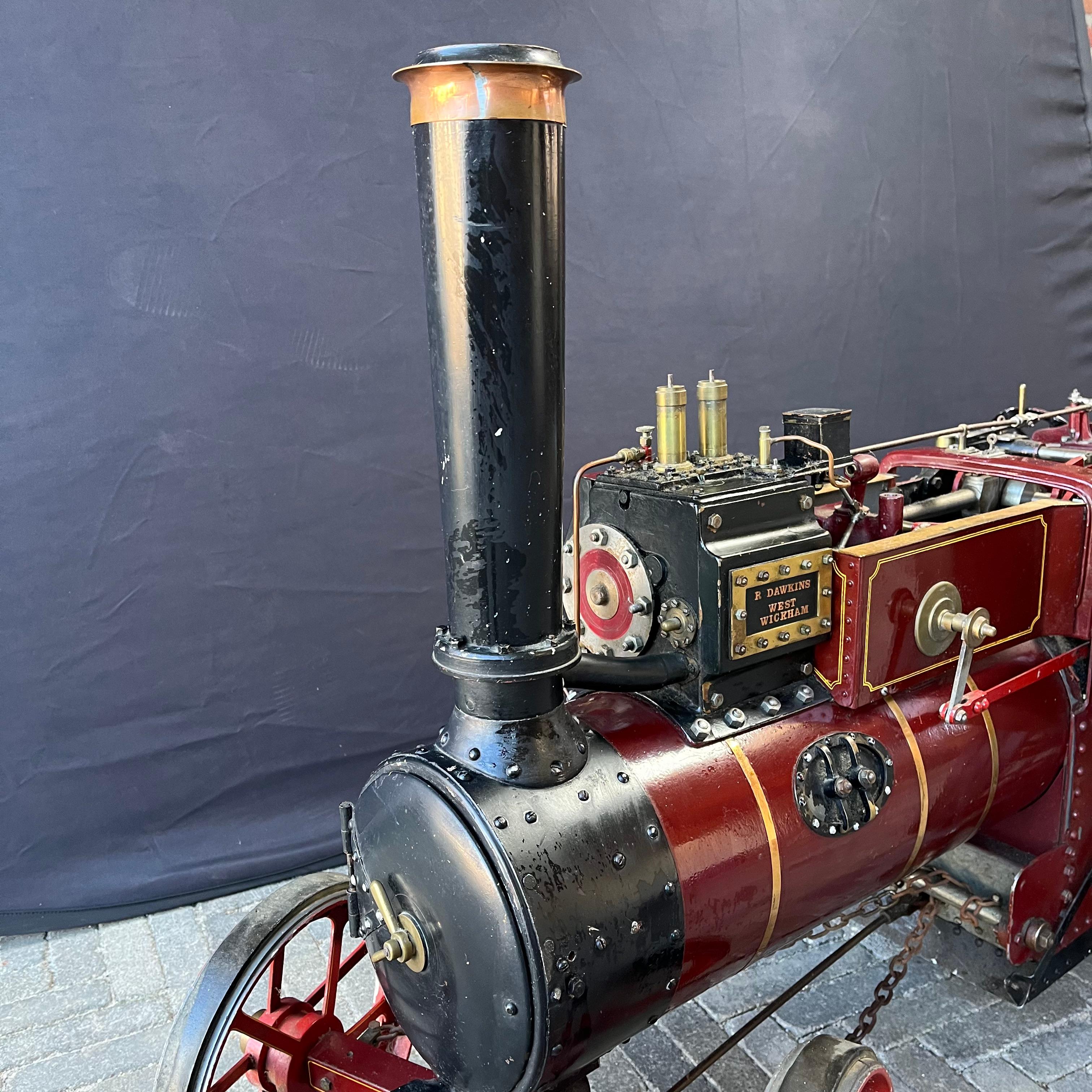 model steam traction engine