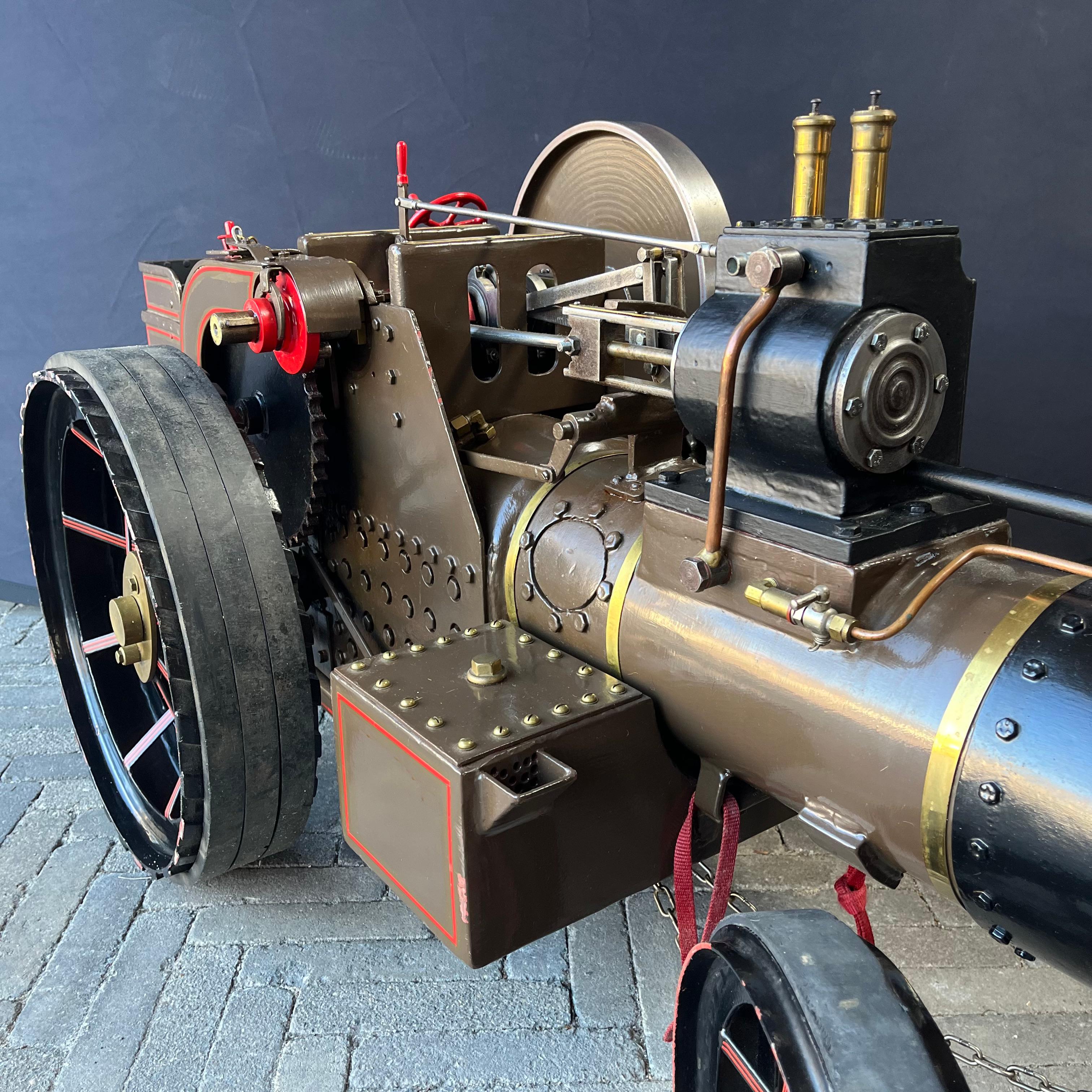 20th Century Large Live Steam Traction Engine For Sale