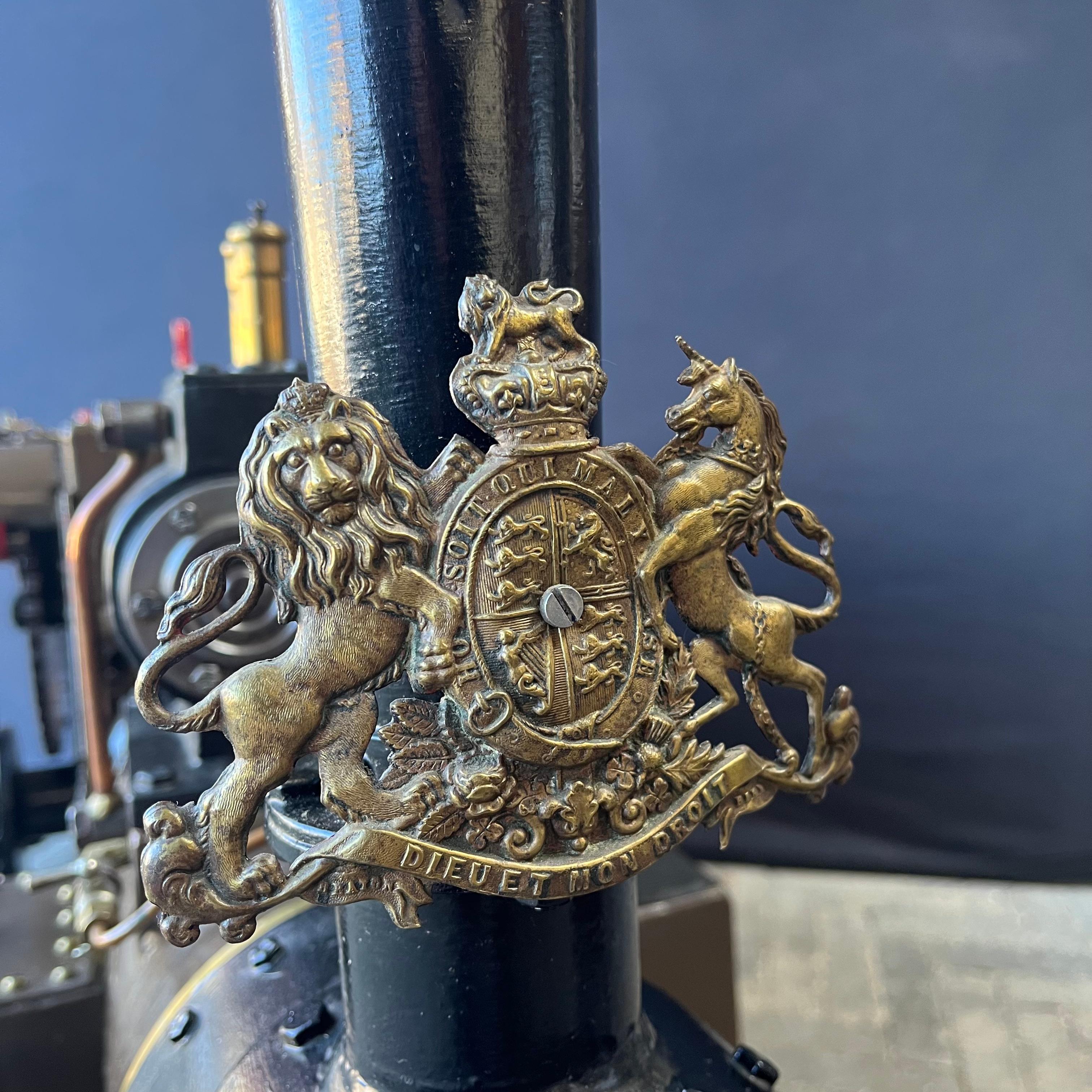 Steel Large Live Steam Traction Engine For Sale