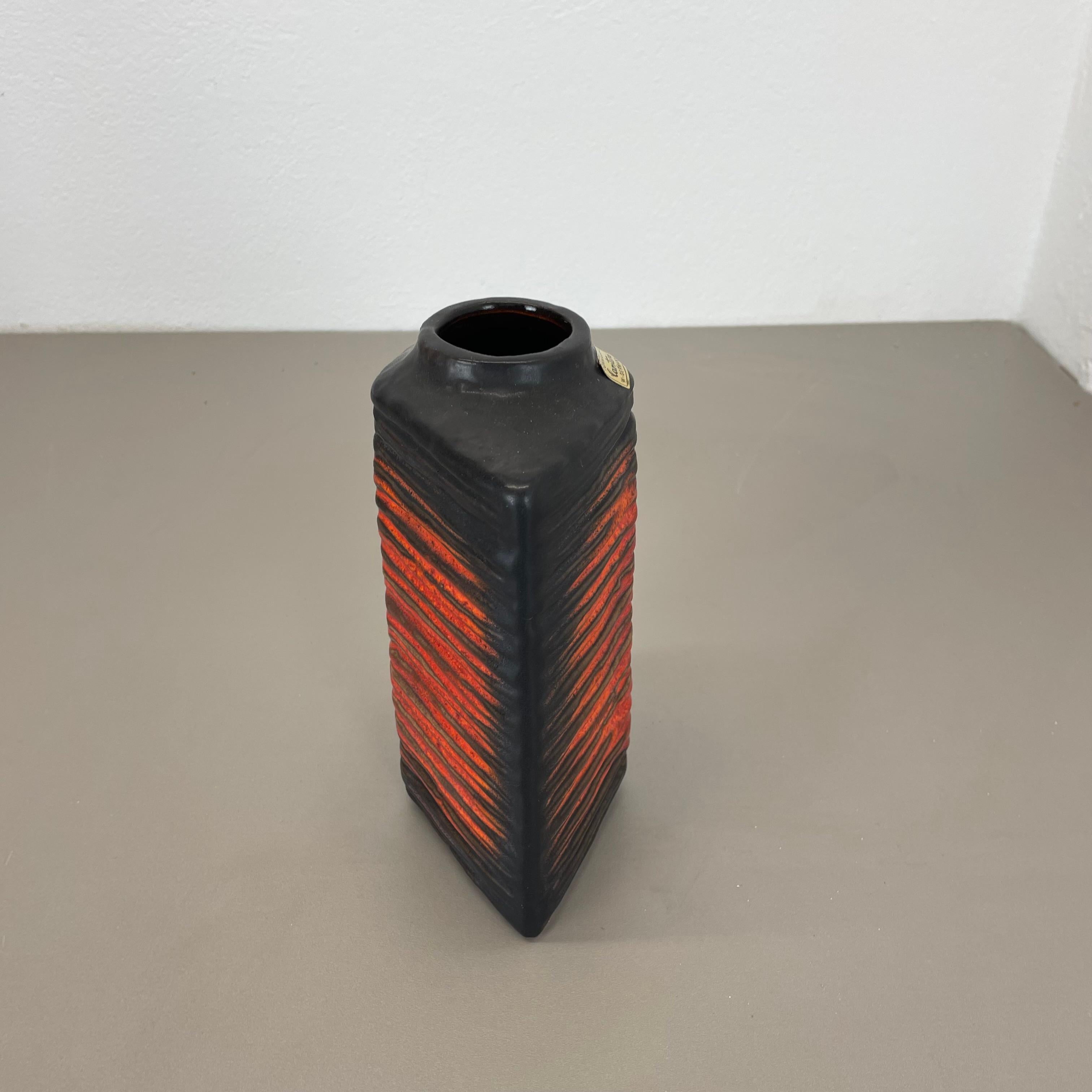 Große brutalistische 20cm Keramikvase FAT LAVA Carstens Tönnieshof, Deutschland, 1970er Jahre im Angebot 6