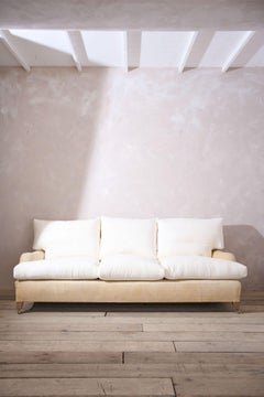 Large 20th century 3 seater sofa in Howard and sons style