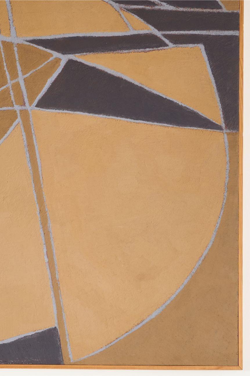 Grande peinture abstraite du 20e siècle à l'acrylique sur panneau Excellent état - En vente à Malton, GB