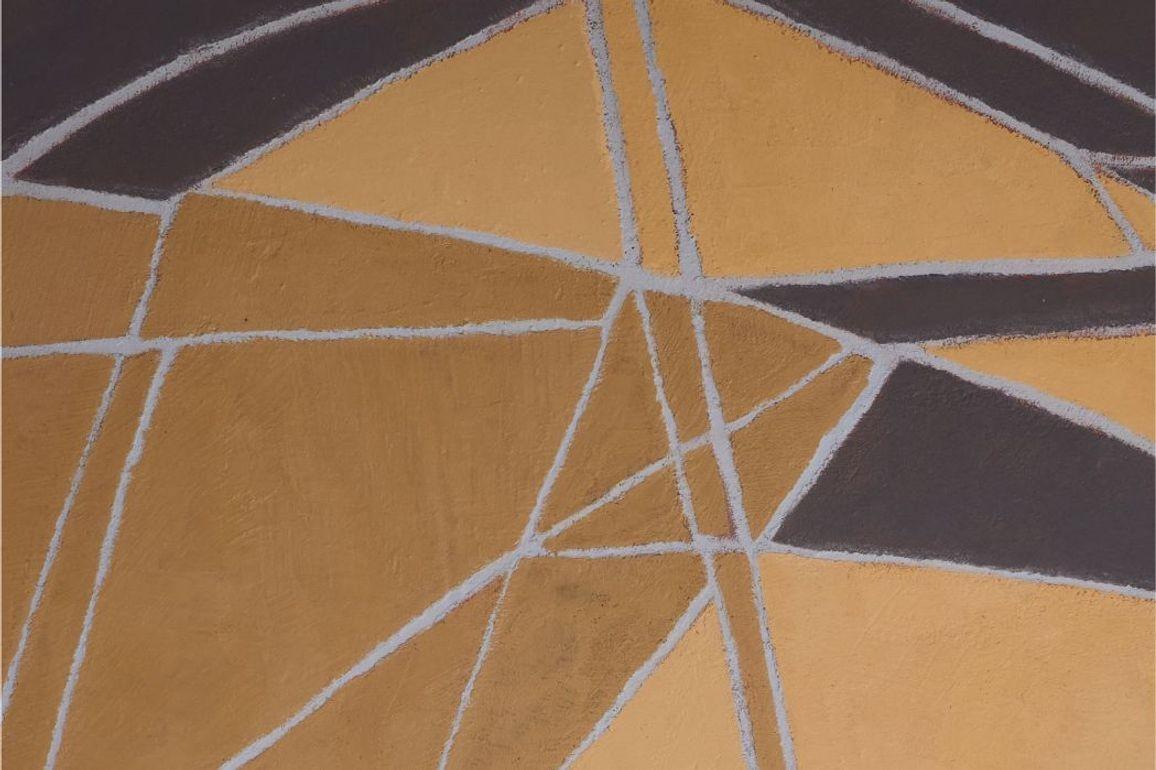 Grande peinture abstraite du 20e siècle à l'acrylique sur panneau en vente 1