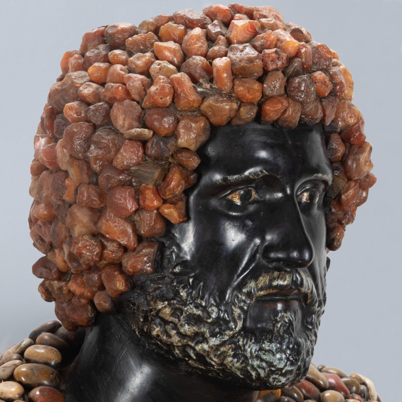 Silver Plate Large 20th Century Antony Redmile Bust