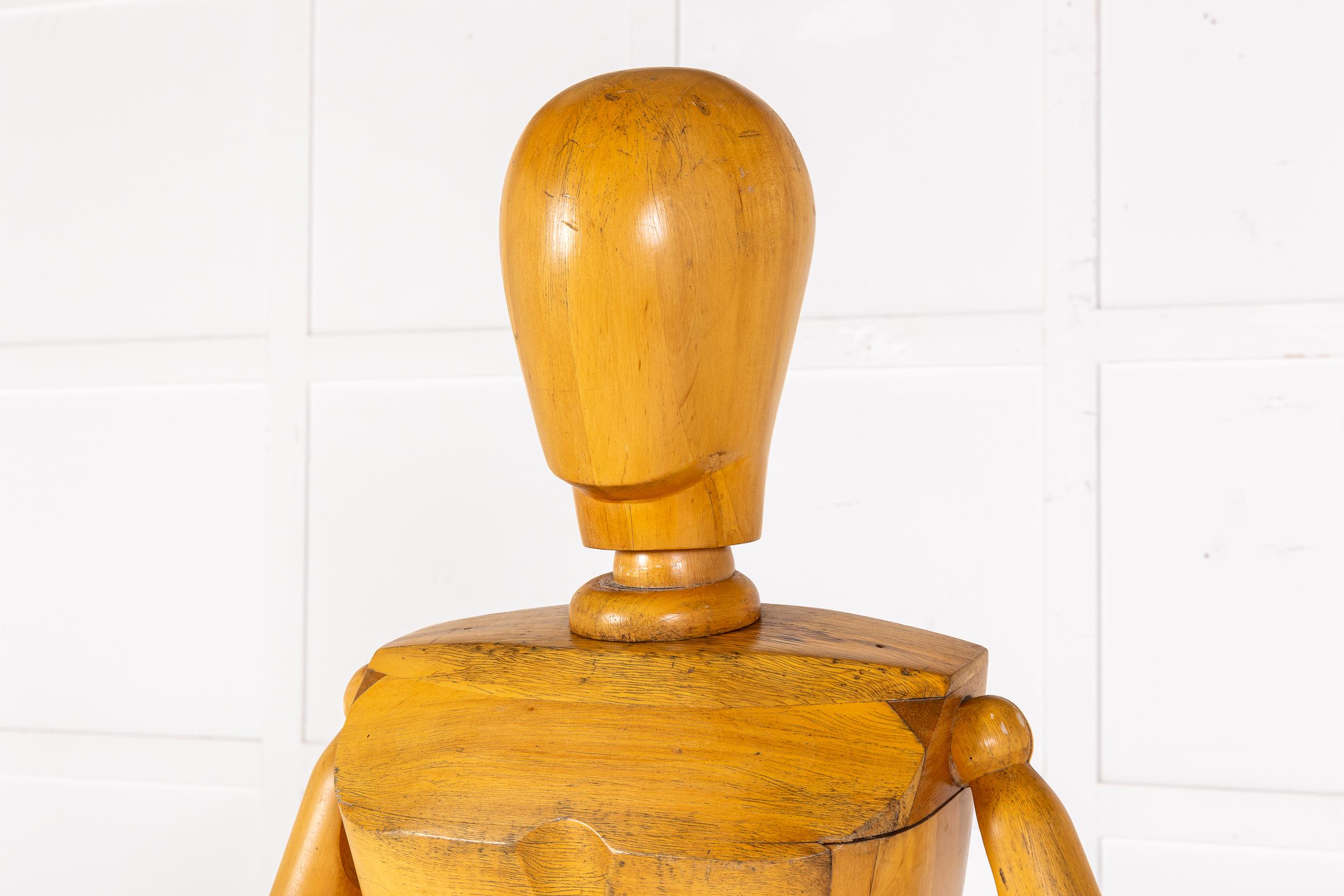 Gran maniquí o maniquí de artista del siglo XX en Excelente estado para la venta en Gloucestershire, GB