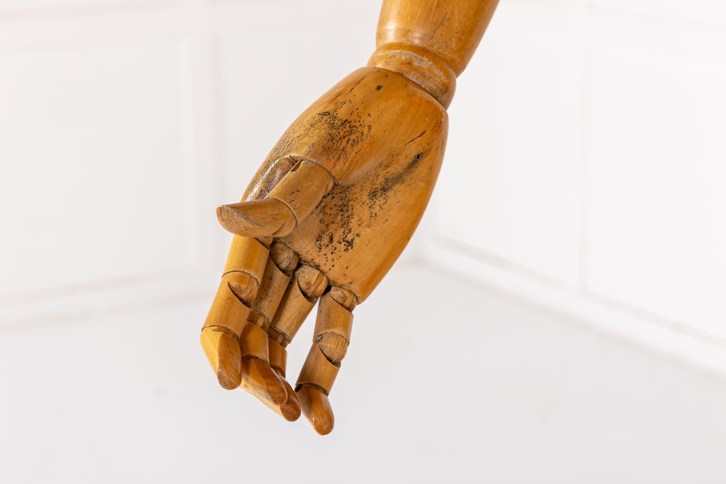 Gran maniquí o maniquí de artista del siglo XX Madera en venta