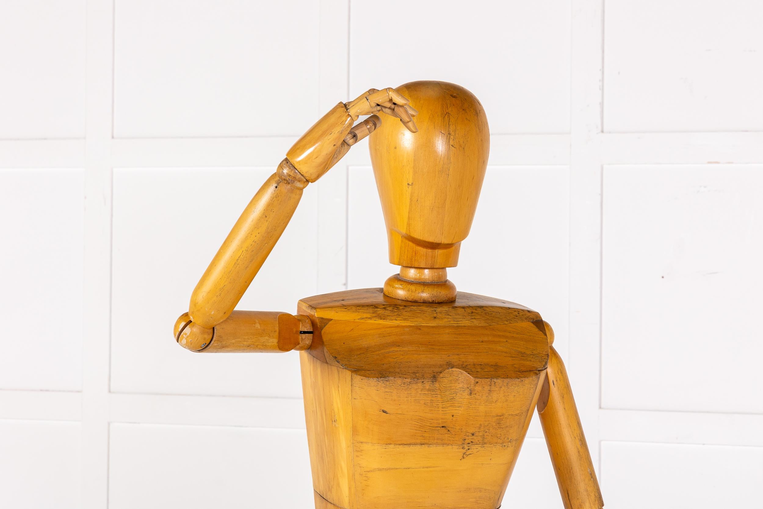 Gran maniquí o maniquí de artista del siglo XX en venta 4