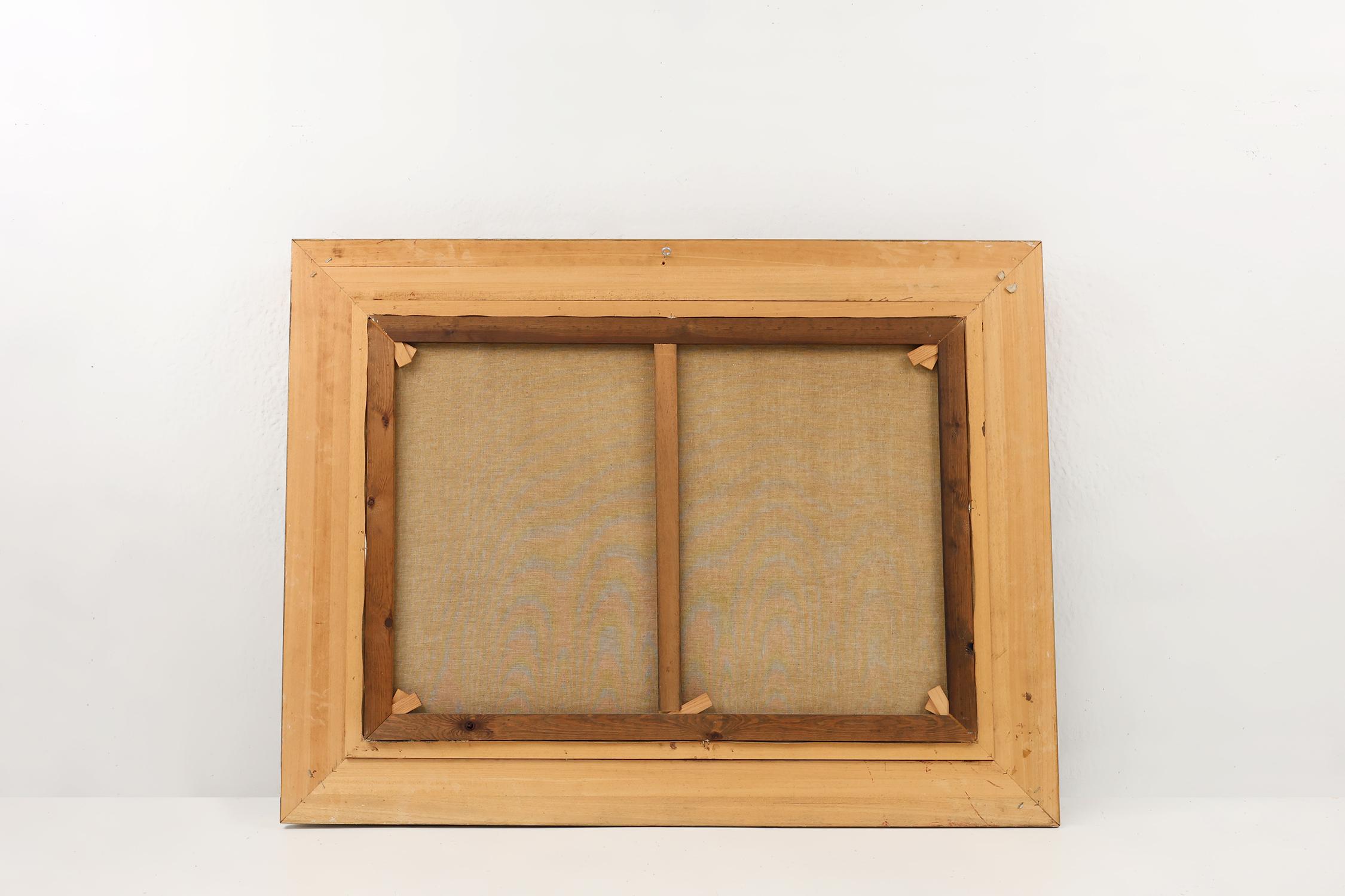 Großes Barockgemälde des 20. Jahrhunderts mit vergoldetem Holzrahmen, Belgien 1991 im Angebot 5