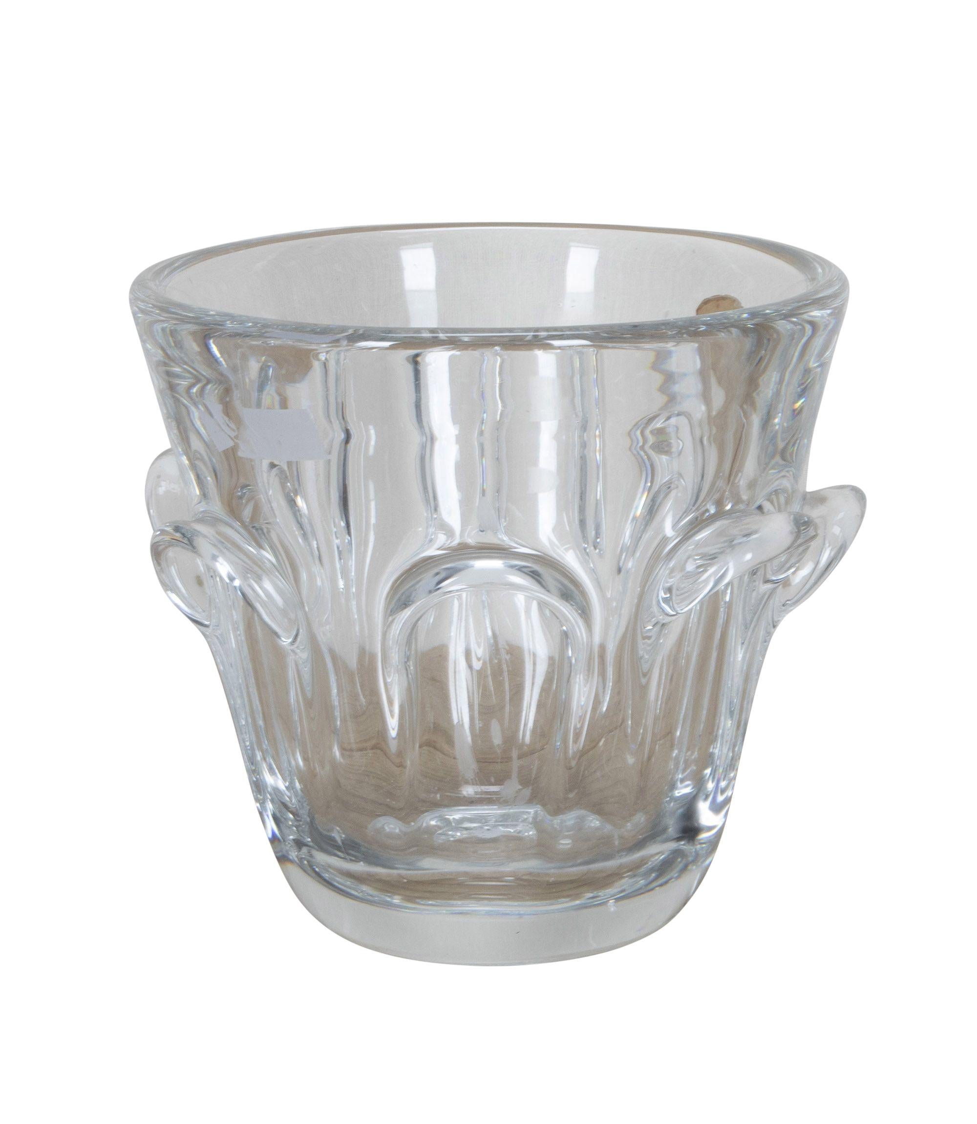 Large 20th Century Champagne Cooler by Val St Lambert (Belgisch) im Angebot