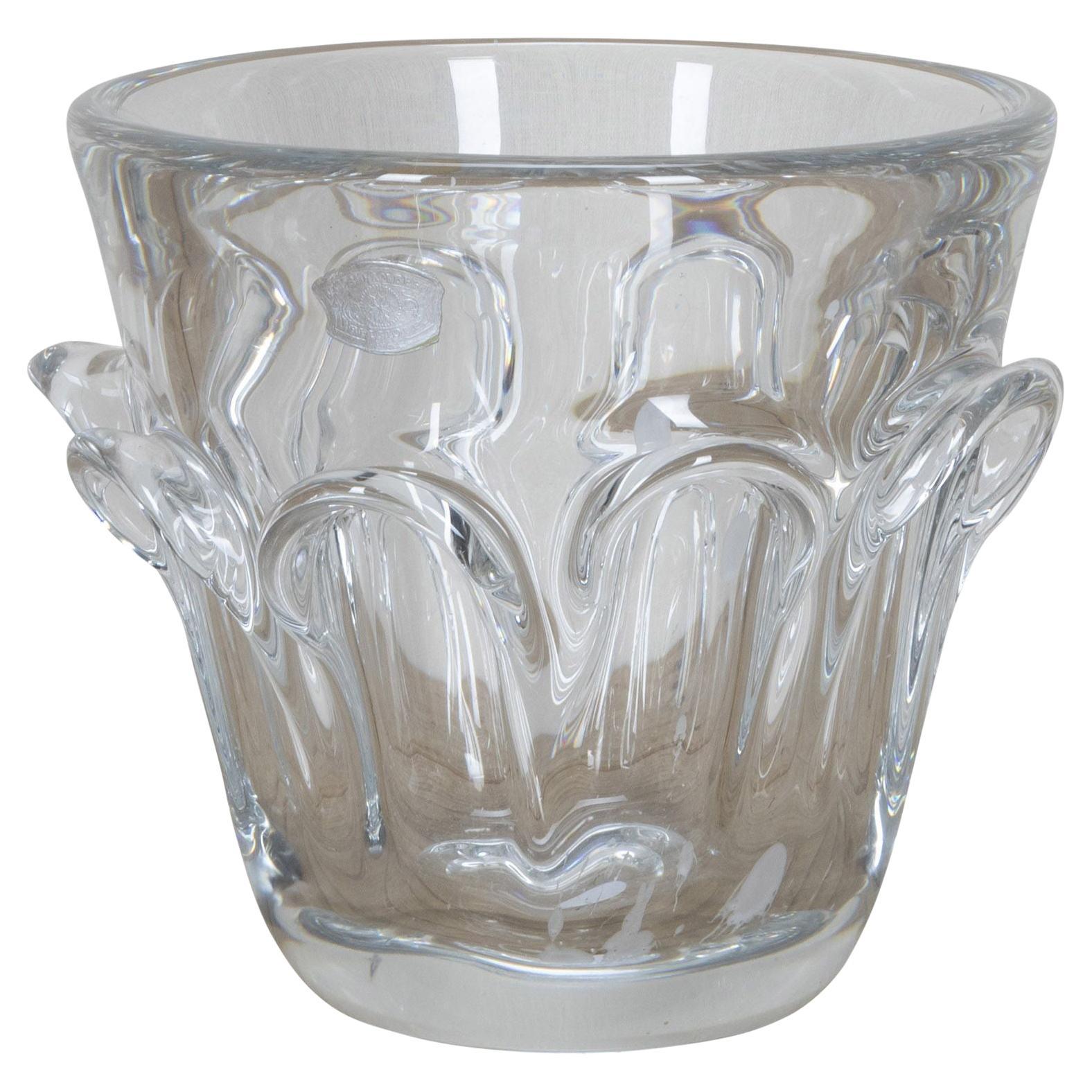 Large 20th Century Champagne Cooler by Val St Lambert