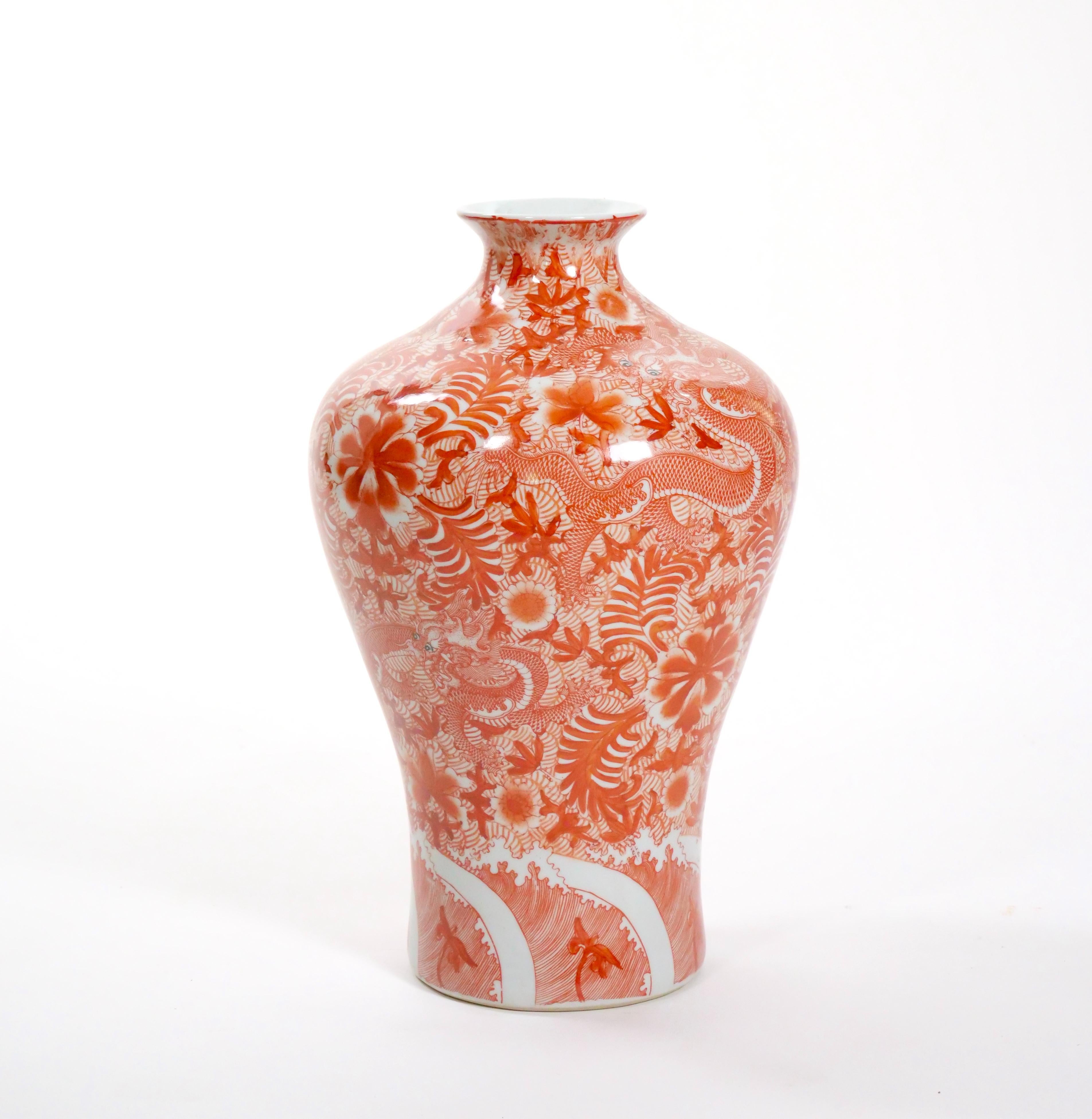 Gran pieza decorativa de porcelana china de exportación del siglo XX en venta 5