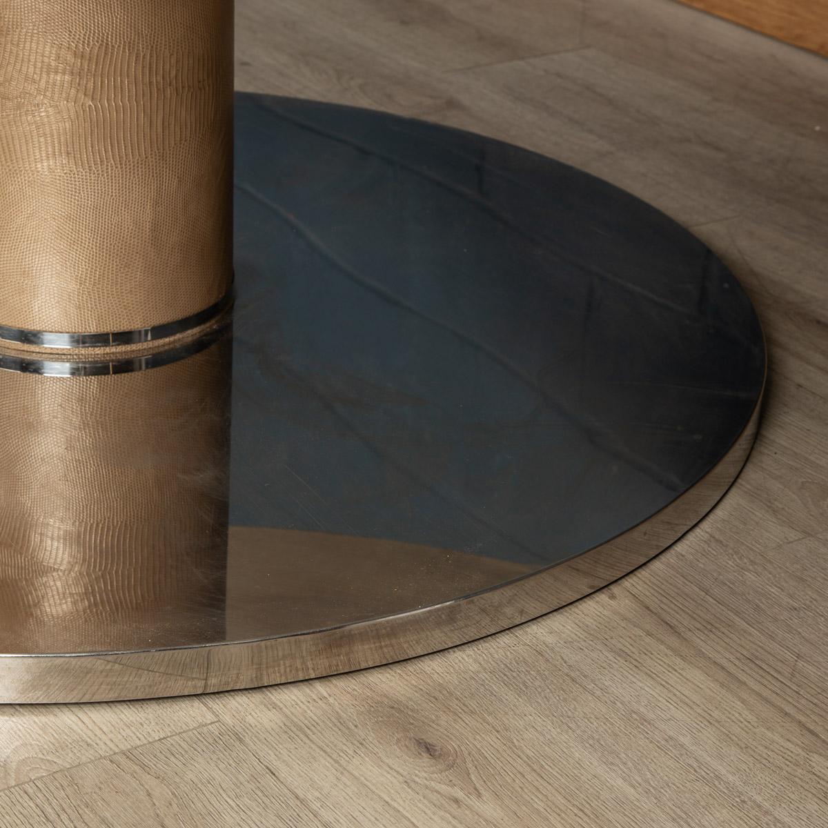Large 20th Century Circular Dining Table by Fendi, Italy, c.1990 9