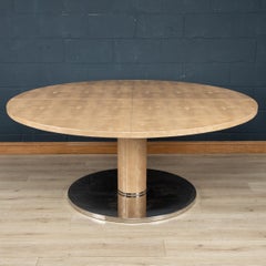 Large 20th Century Circular Dining Table by Fendi, Italy, c.1990