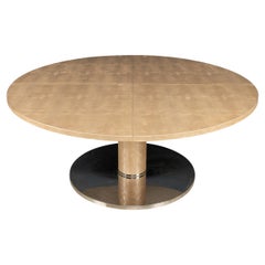 Large 20th Century Circular Dining Table by Fendi, Italy, c.1990