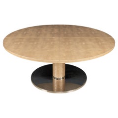 Grande table à manger circulaire du XXe siècle par Fendi, Italie, vers 1990