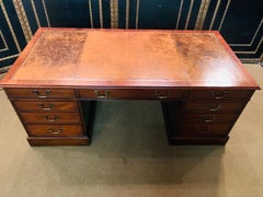 Large 20th Century Classical English Writing Desk, circa 1910-1920